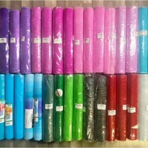 Paper Mart Deco Mesh Rolls Lot of 39 + 2 free - 21 inch x 10 yd with Metallic St